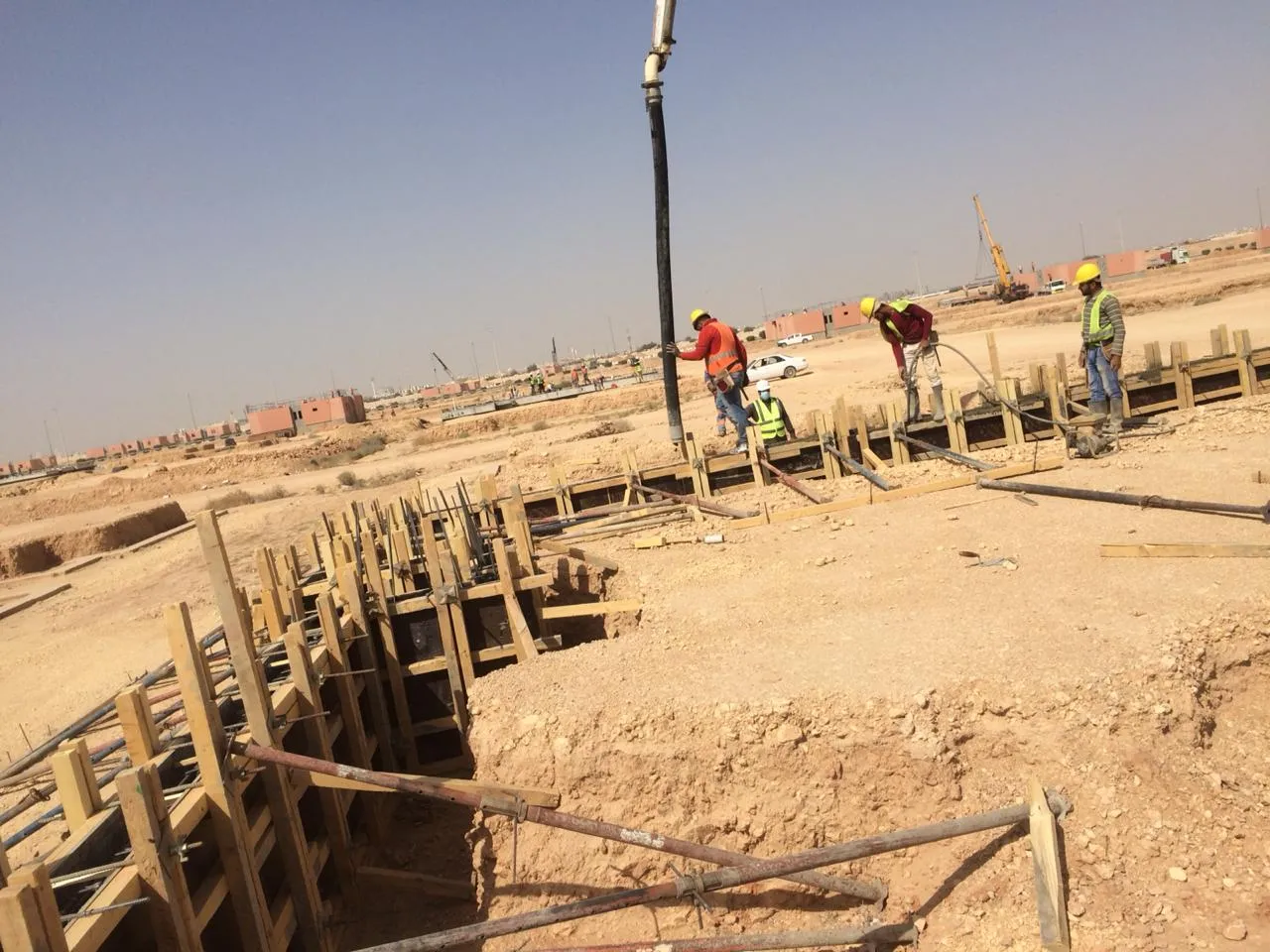 مشروع تمديد شبكات الصرف الصحي - وزارة الحرس الوطني - منطقة خشم العان
